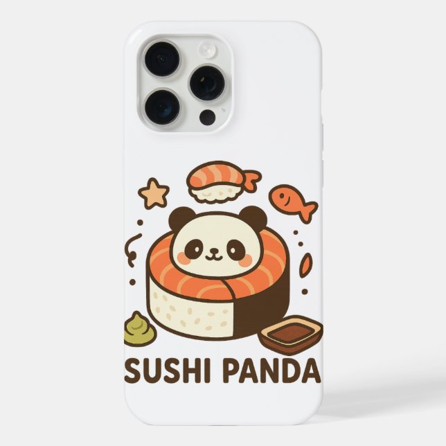 Sushi Panda iPhone Case (Back)