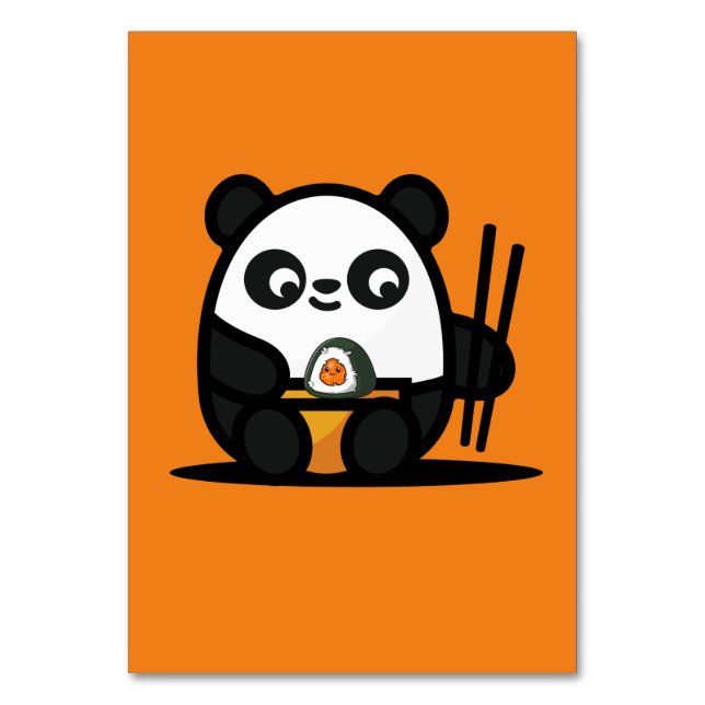 Sushi Panda Table Number (Front)