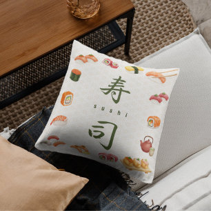 Sushi Party Invitation　寿司 Cushion