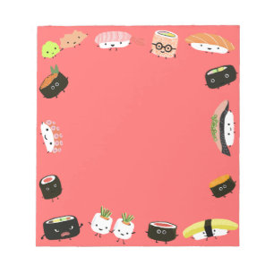 Sushi Party Notepad
