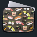 Sushi Party - Sushi Rolls, Sashimi, Wasabi, Ginger Laptop Sleeve<br><div class="desc"></div>