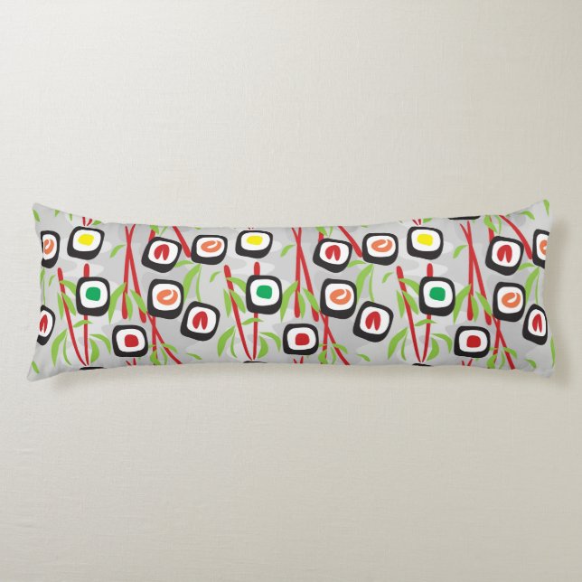 Sushi Pattern Body Cushion (Front)