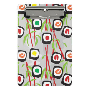 Sushi Pattern Mini Clipboard