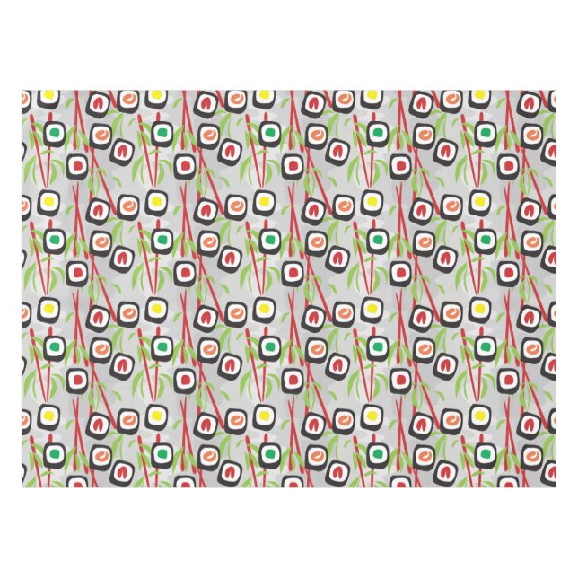 Sushi Pattern Tablecloth (Front (Horizontal))