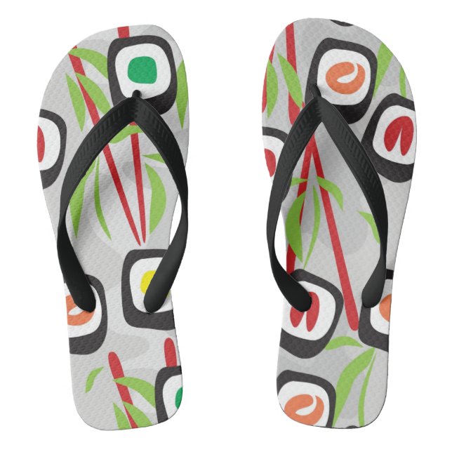 Sushi Pattern Thongs (Footbed)