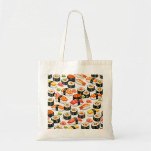 Sushi Pattern Tote Bag