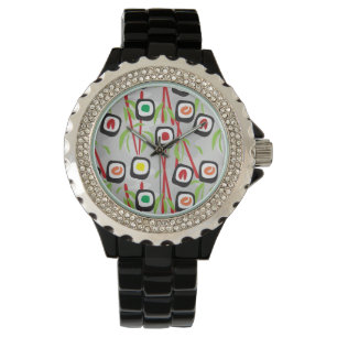 Sushi Pattern Watch