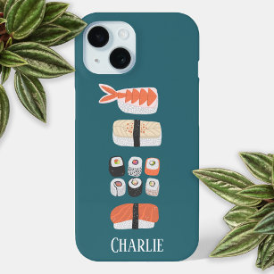 Sushi Personalised iPhone 15 Case