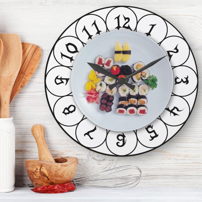 Sushi plate | kitchen large clock (Creator Uploaded)