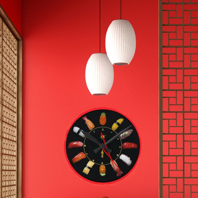 sushi plate wall clock (Creator Uploaded)