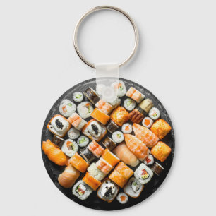 Sushi Platter Key Ring