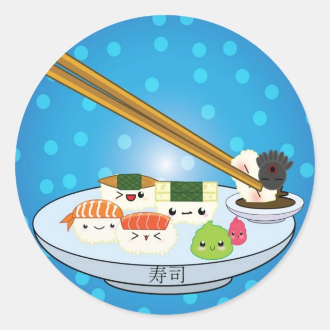 Sushi Platter Sticker (Front)
