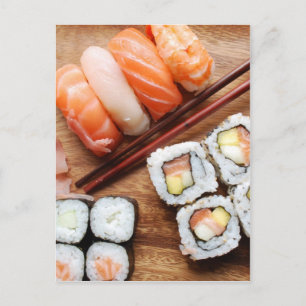 Sushi Postcard