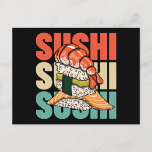Sushi Postcard