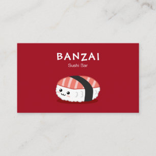 Sushi Restaurant Business Card