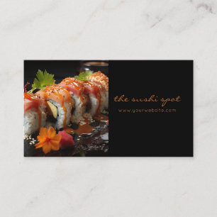 Sushi Restaurant Sushi Chef Business Card