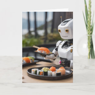 sushi robot card