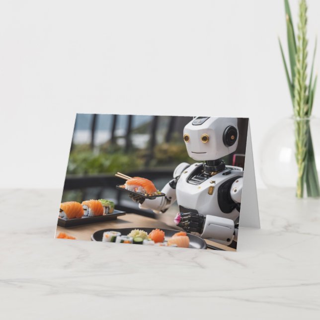 sushi robot card (Front)