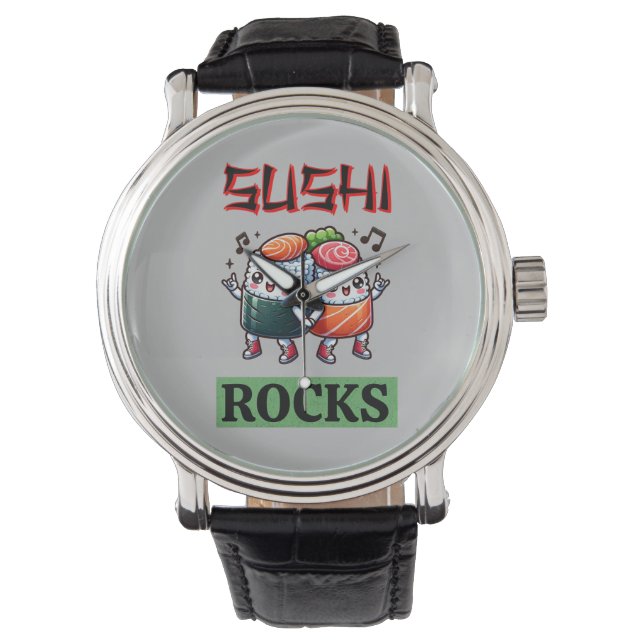 Sushi Rock Kawaii Sushi Watch (Front)