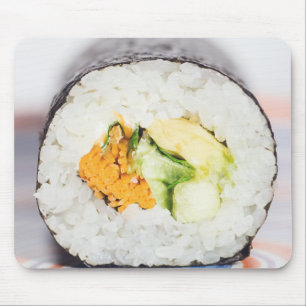 Sushi roll Fish and rice Mouse Pad