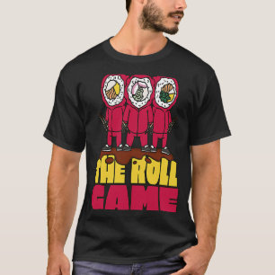 Sushi Roll Game Characters Japanese Foodie Ikura T-Shirt