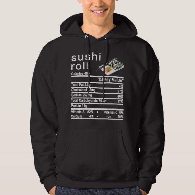 sushi roll hoodie (Front)