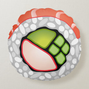 Sushi Roll Round Cushion
