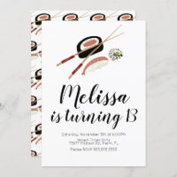 Sushi Roll Salmon Teen Birthday Hibachi Restaurant