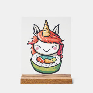 Sushi Roll Unicorn (1) Acrylic Sign
