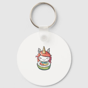 Sushi Roll Unicorn (1) Key Ring