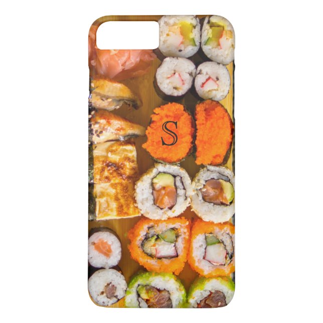 Sushi Sampler custom monogram cases (Back)