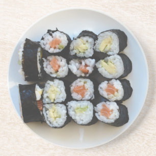 Sushi sandstone coaster