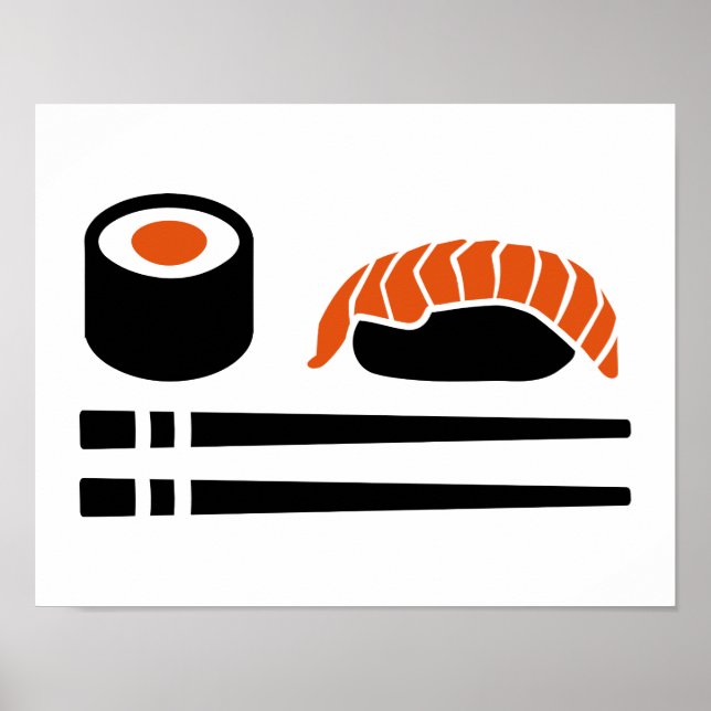 Sushi sashimi sticks poster (Front)