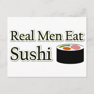 Sushi Saying Postcard