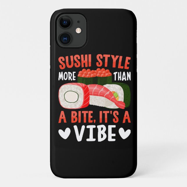 Sushi Style More Than a Bite Case-Mate iPhone Case (Back)
