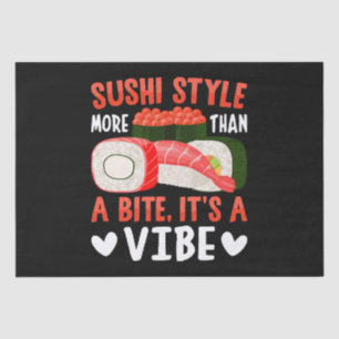 Sushi Style More Than a Bite Tissue Paper