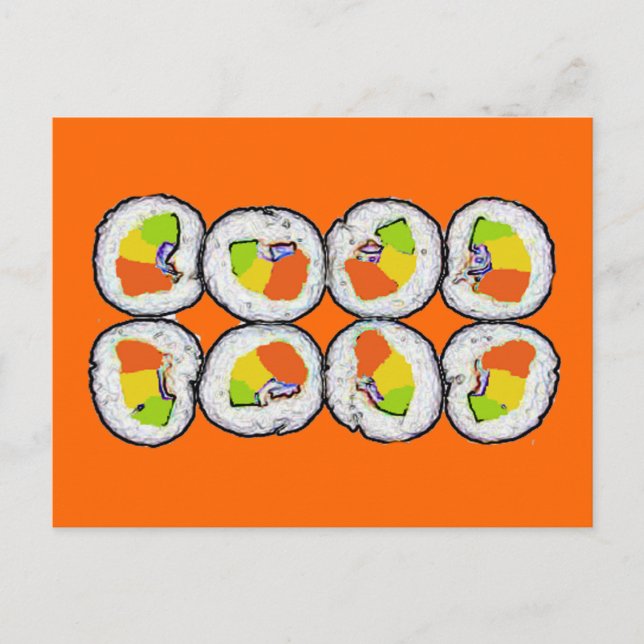 Sushi Sushi Postcard (Front)