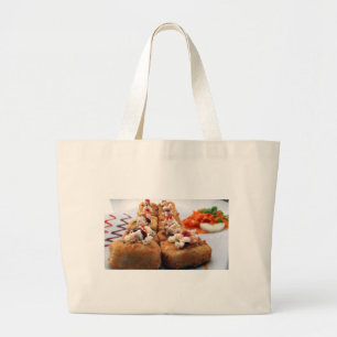 Sushi Sushi Rolls Rice Japanese Food Asian Large Tote Bag