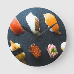 Sushi Symphony – Slate Grip Wall Clock
