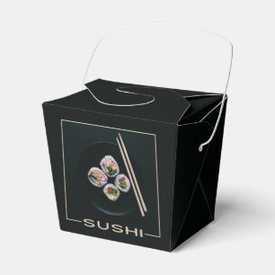 Sushi take-out favour boxes