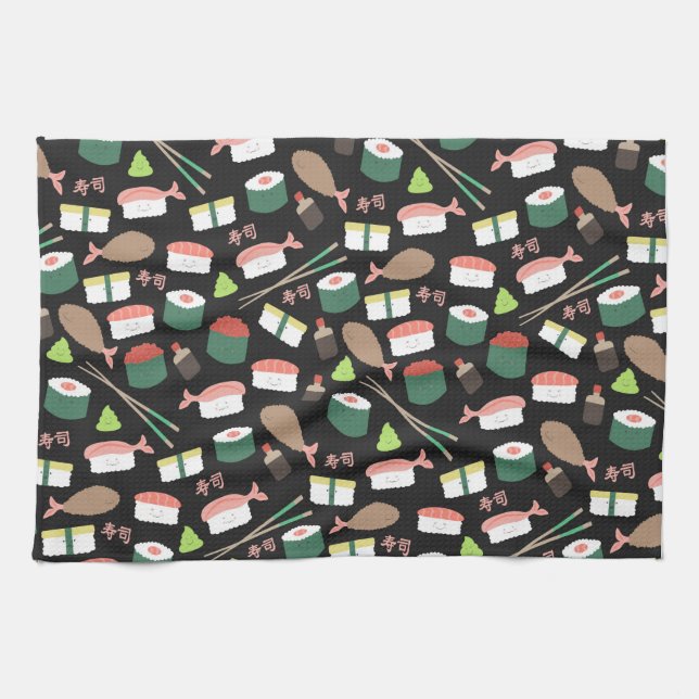 Sushi Tea Towel (Horizontal)