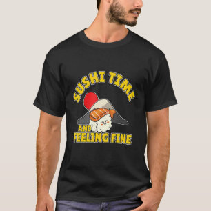 sushi time japan sticky rice seafood rice rolls fr T-Shirt