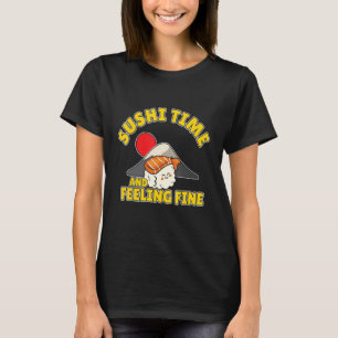 sushi time japan sticky rice seafood rice rolls fr T-Shirt