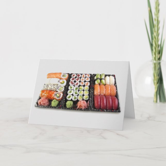 SUSHI TRAY NOTE CARDS (Front)