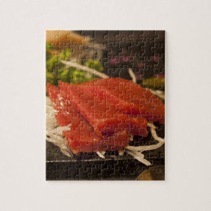 Sushi Tuna Tuna Party Time Fish Food Jigsaw Puzzle