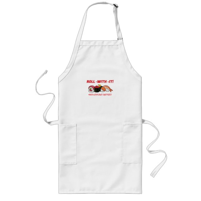 SUSHI VIBES: Your New Go-To Tee! Long Apron (Front)