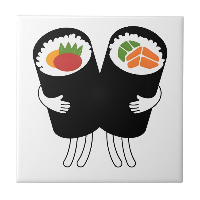 Sushi Waltz  Ceramic Tile (Front)