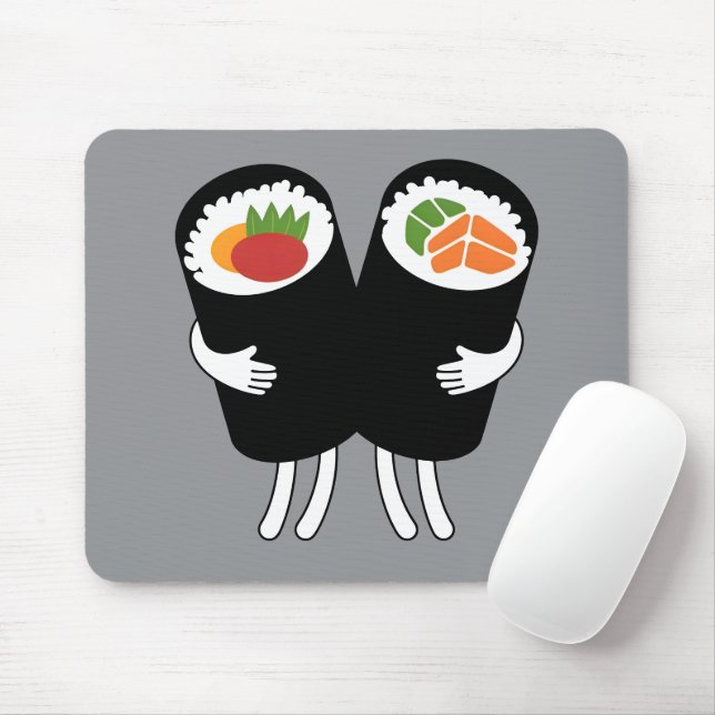 Sushi Waltz Mouse Pad (With Mouse)