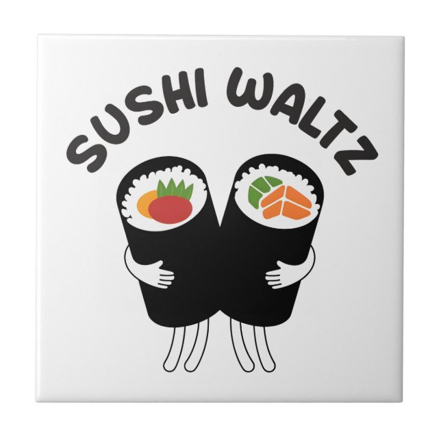 Sushi Waltz V2 Ceramic Tile (Front)