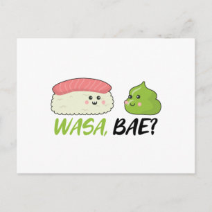 Sushi Wasabi   Japanese Food Japan Gifts Postcard